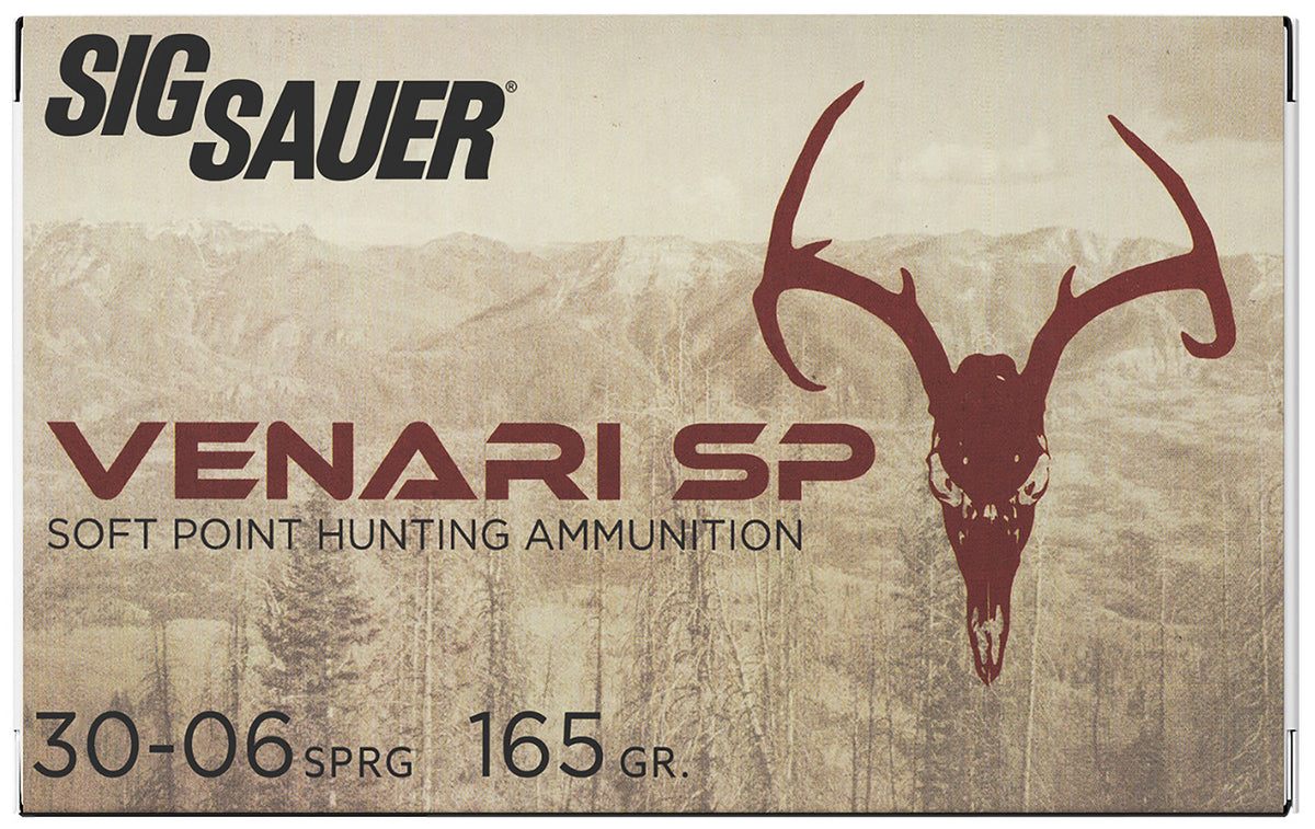 Sig Sauer V3006SP16520 Venari Soft Point SP 165 Grain .30-06 Springfield