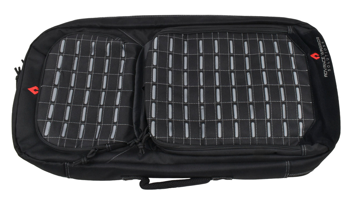 Advance Warrior Solutions FR28RBPBL/GR Frame 28" Tactical Rifle Backpack Case, Black, Molle Front