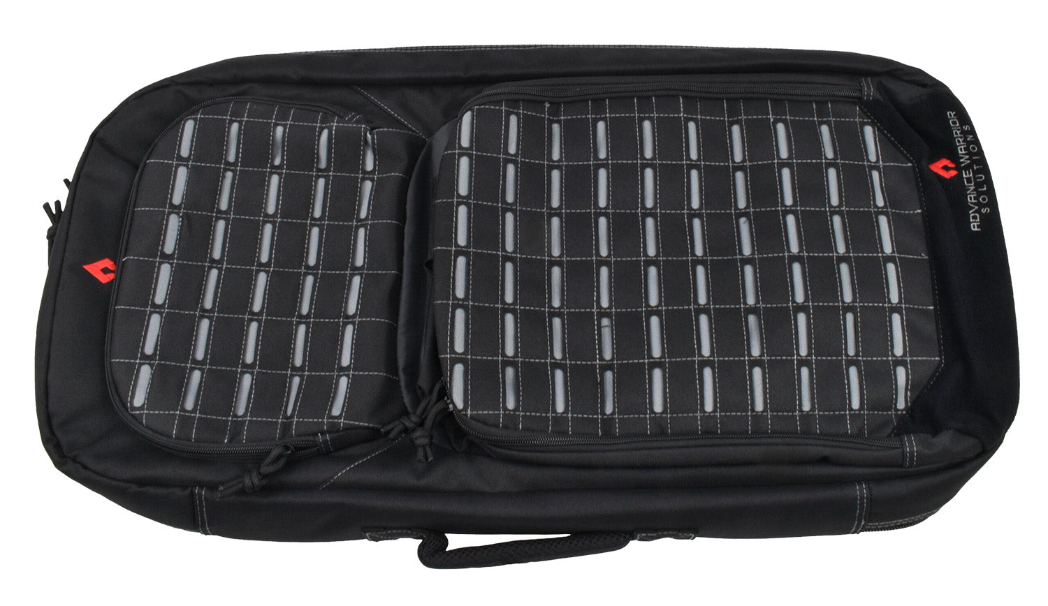 Advance Warrior Solutions FR28RBPBL/GR Frame 28" Tactical Rifle Backpack Case, Black, Molle Front