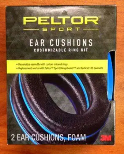 Peltor Sport Ear Cushion Customizable Ring Set Blue
