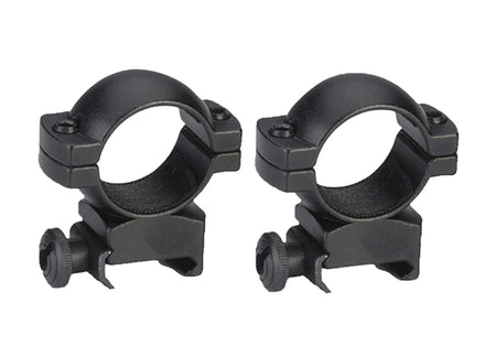 Traditions A793DS Scope Rings Matte Black 1-Inch High Weaver Style