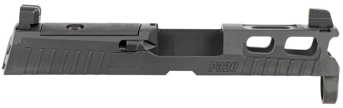 Sig Sauer P320 Sub-Compact Pro-Cut Optic Ready Slide 9mm PVD Black XRAY3 Suppressor Sights
