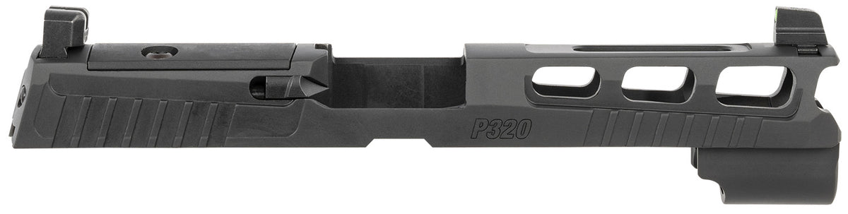 Sig Sauer P320 X-Series Pro-Cut Optic Ready Slide 9mm PVD Black 4.7" Non-Threaded or 5.5" Threaded
