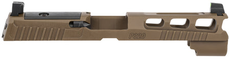 Sig Sauer P320 PRO-CUT Optic Ready Slide 9mm PVD Coyote Brown 4.7" or 5.5" Threaded Barrel