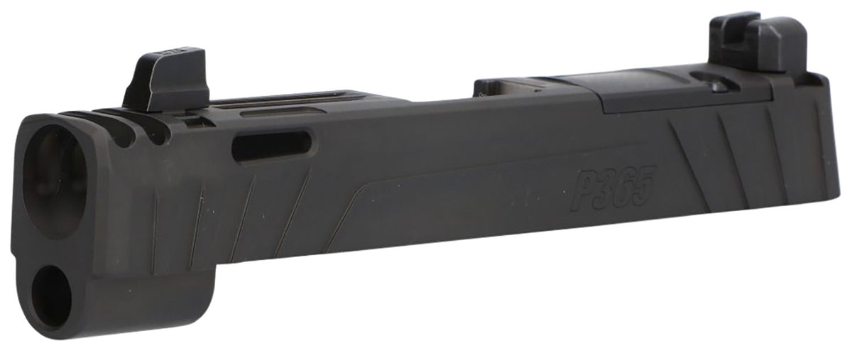 Sig Sauer P365/P365XL/P365X Elite Optic Ready Slide 9mm Nitride Black Integrated Compensator XRAY3