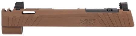 Sig Sauer P365/P365XL/P365X Optic Ready Slide 9mm Nitride Coyote Brown Integrated Compensator XRAY3
