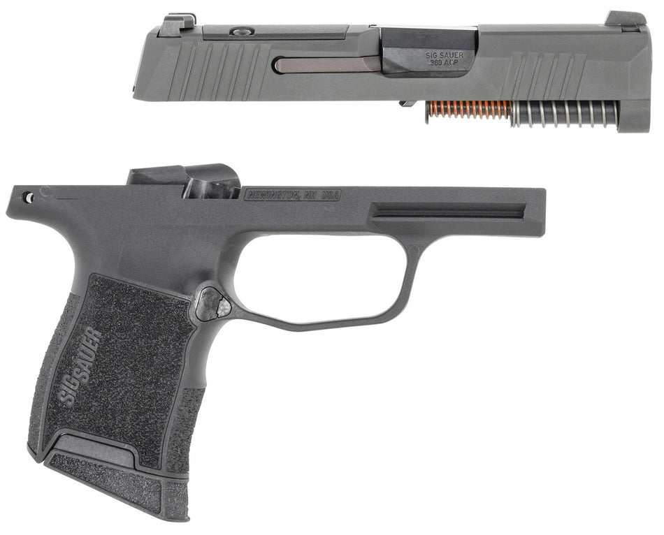 Sig Sauer 8900719 P365 Caliber Exchange Kit .380 ACP 3.10" 10+1 Black Nitride Slide with SigLite Night Sights for All P365 Models