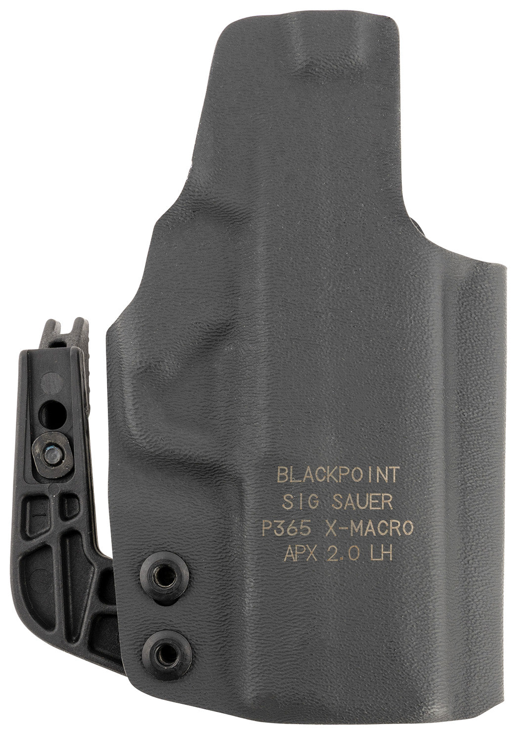 Sig Sauer BlackPoint Tactical IWB Holster Black Fits Sig P365 Left Hand