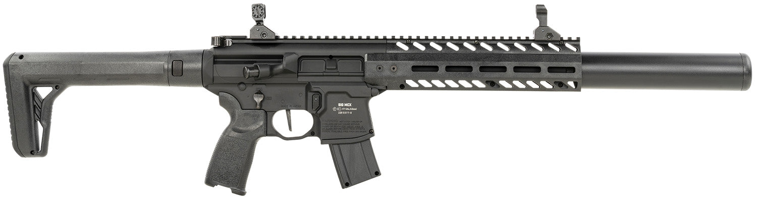 Sig Sauer MCX CO2 Air Rifle Gen 2 .177 Pellet 30rd 18" Rifled Steel Barrel Black