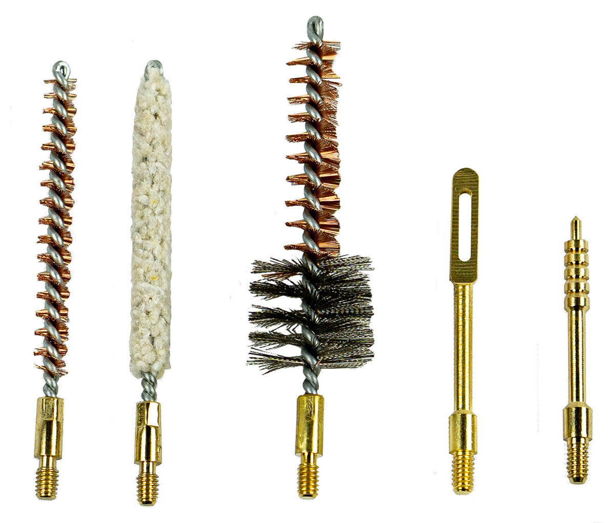 KleenBore 556-SET MSR/AR Platform .223/5.56mm Cleaning Accessory Set Bronze Bore Brush & Mop