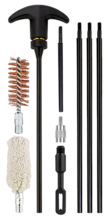 KleenBore VP12 Valu-Pak Cleaning Rod Set 12 Gauge Shotgun with Bronze Brush & Cotton Mop