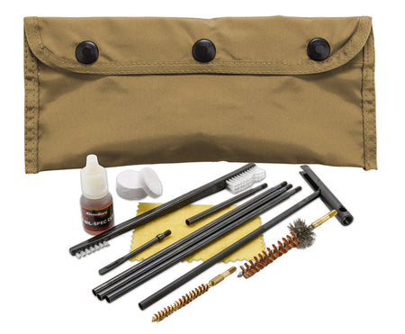 KleenBore POU302T Modular Multi-Caliber Cleaning Kit Coyote Tan Handgun/Rifle