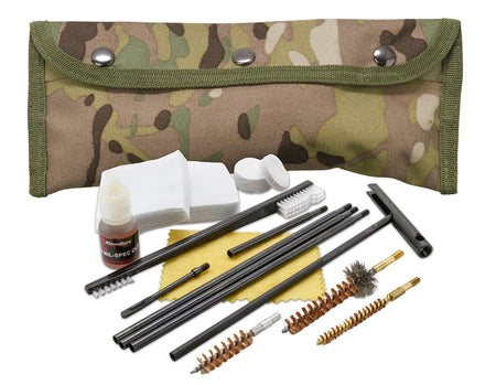 KleenBore POU303MC Modular Multi-Caliber Cleaning Kit Multi-Cam Case Handgun/Rifle