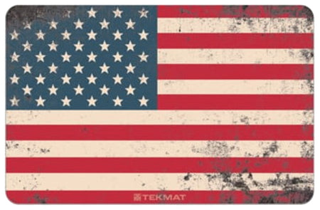 TekMat Old Glory American Flag Gun Cleaning Mat Red/White/Blue Rubber 11"x17"