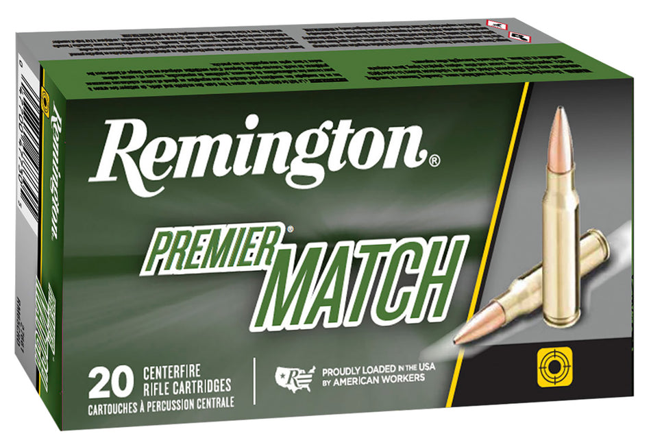 Remington Premier Match .223 Remington 52 gr BTHP ammo