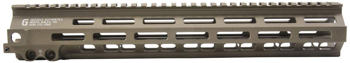 Geissele Automatics Super Modular Rail MK8 M-LOK 13.50" Desert Dirt for AR Platform