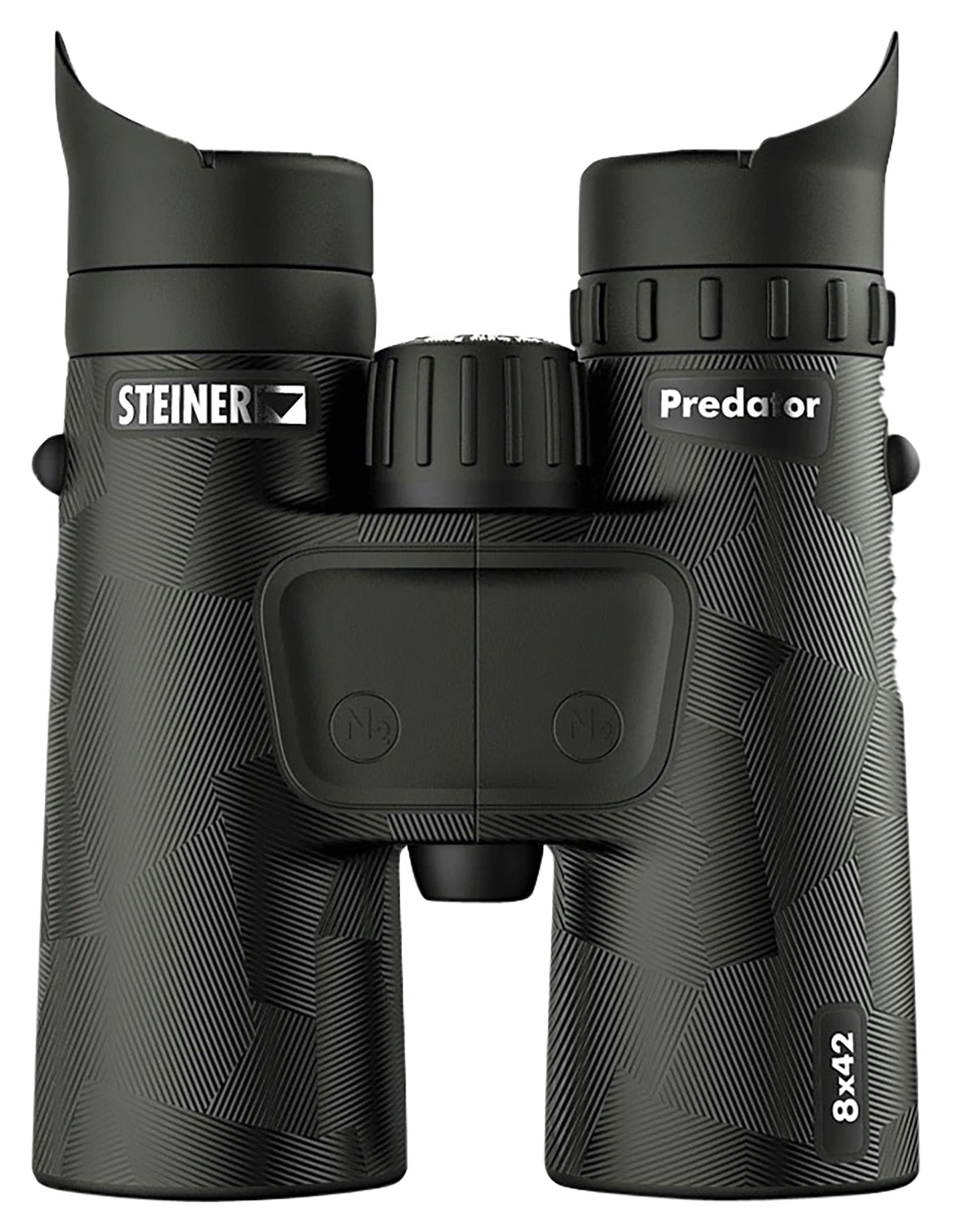 Steiner 2058 Predator 8x42mm Binocular, Fast-Close Focus, Black Makrolon w/Rubber Armor
