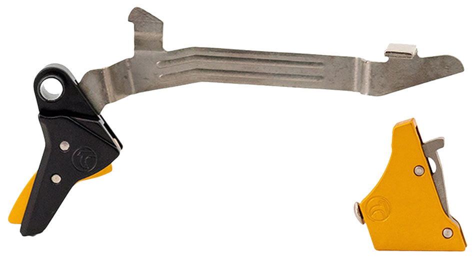 Timney Alpha Competition Gold Straight Trigger for Glock Gen3-4, 9mm/40 S&W
