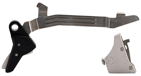 Timney Alpha Competition Silver Straight Trigger for Glock Gen3-4, 9mm/40 S&W