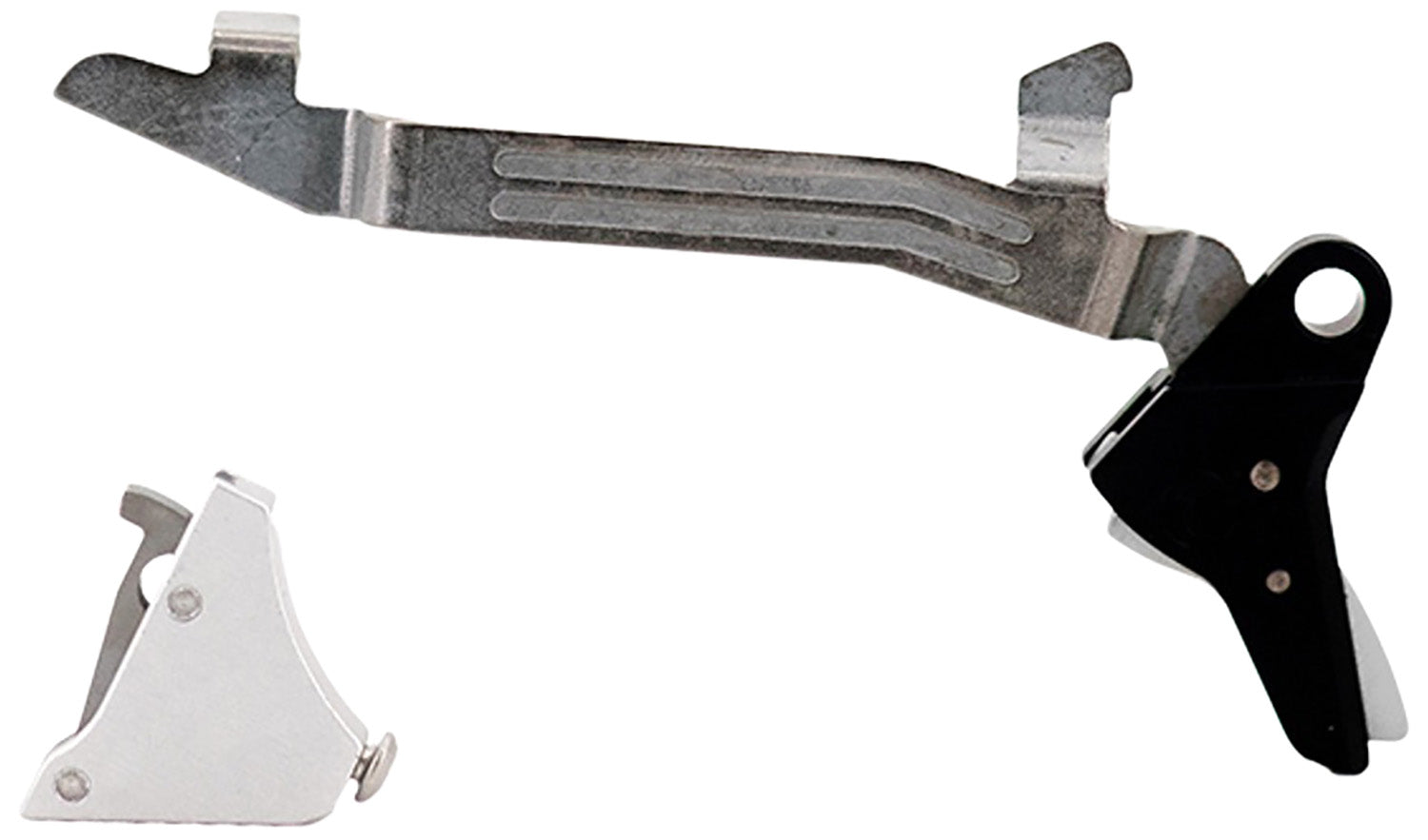 Timney Alpha Competition Silver Straight Trigger for Glock Gen5 & G44, 9mm/.40 S&W/.22 LR