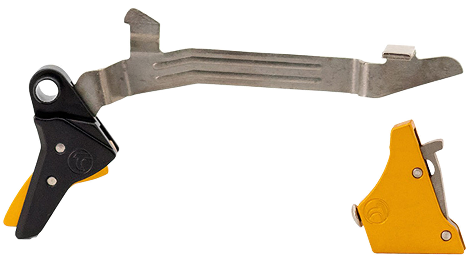 Timney Alpha Competition Gold Straight Trigger for Glock Gen3-4 Large Frame, .45 ACP/10mm Auto