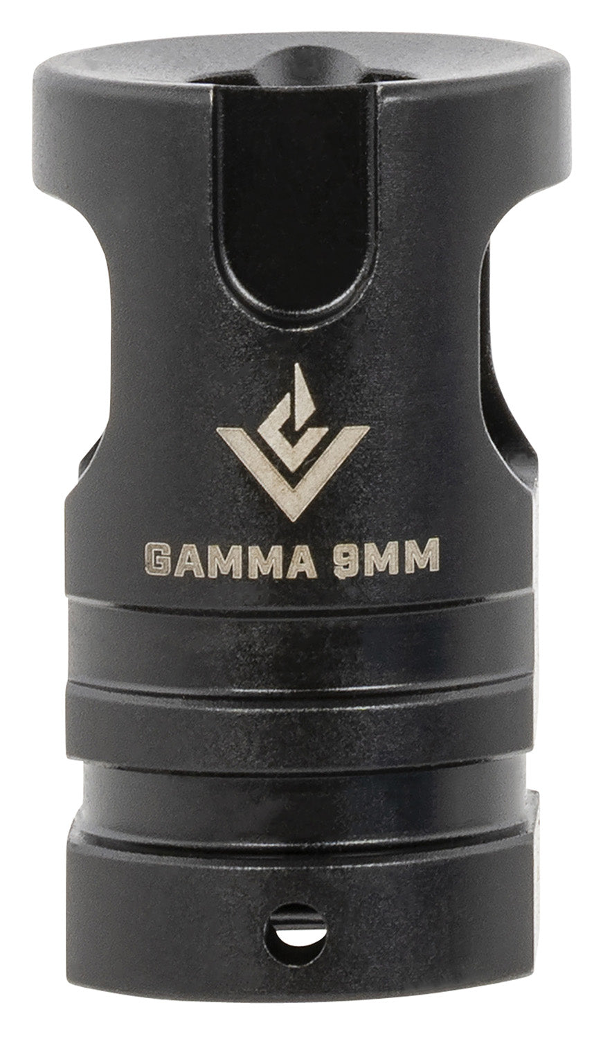 VG6 Precision APVG200027A GAMMA 9mm Black Nitride Muzzle Brake Compensator 1/2"-28 tpi