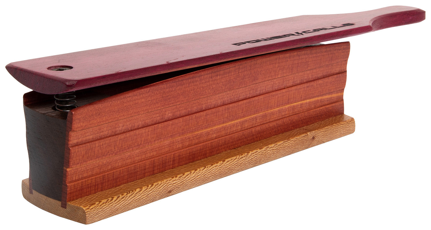 Power Calls 24266 Force Turkey Double-Sided Box Call Cedar/Sycamore Laser-Engraved