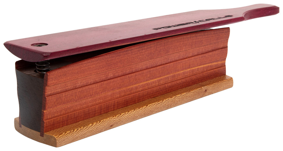 Power Calls 24266 Force Turkey Double-Sided Box Call Cedar/Sycamore Laser-Engraved