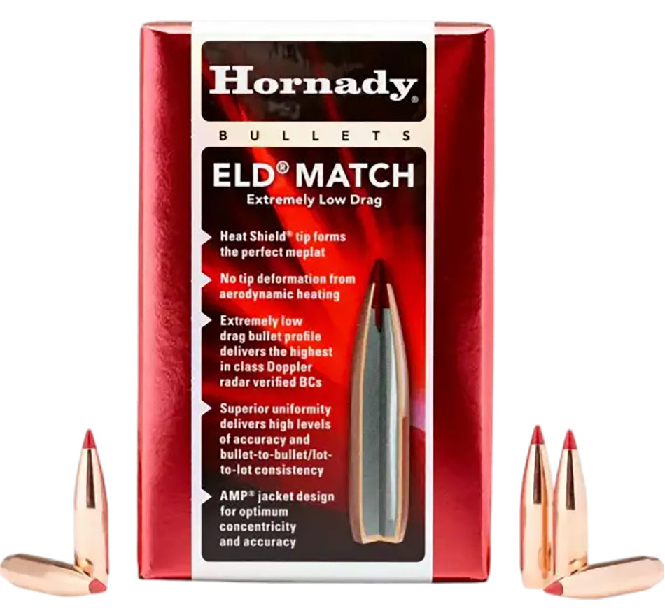 Hornady ELD Match .257 134gr Extremely Low Drag Reloading Bullets 100/Box