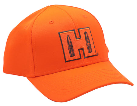 Hornady H Patch Blaze Orange Semi-Structured Snapback Trucker Hat