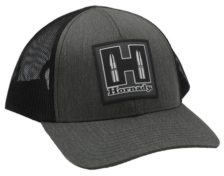 Hornady Gray Black Mesh Structured Cap with Hornady Logo