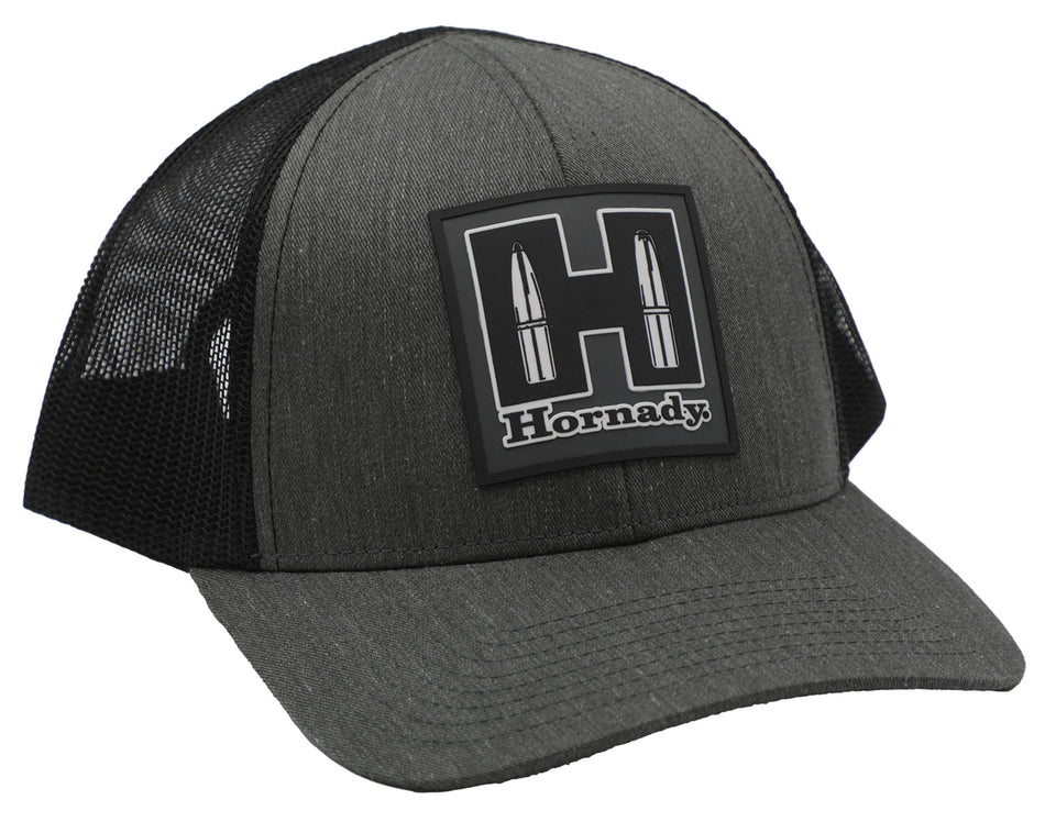 Hornady Gray Black Mesh Structured Cap with Hornady Logo