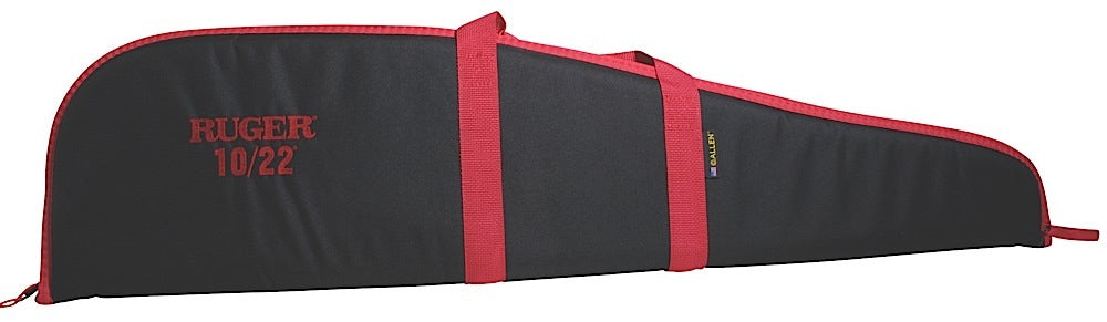 Ruger 27540 Embroidered 10/22 Rifle Case 40" Black/Red Endura Made in USA
