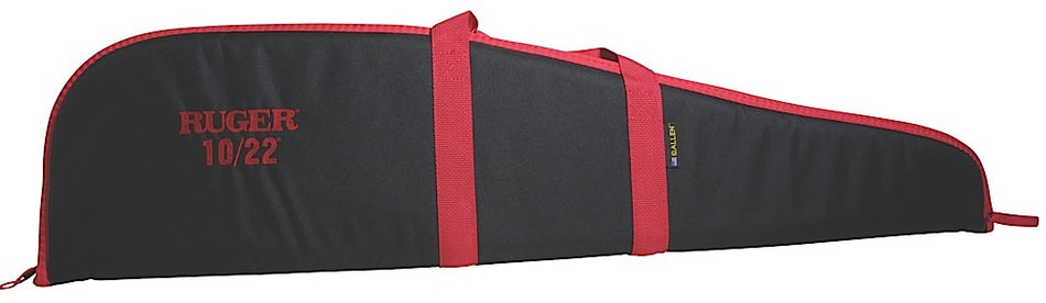 Ruger 27540 Embroidered 10/22 Rifle Case 40" Black/Red Endura Made in USA