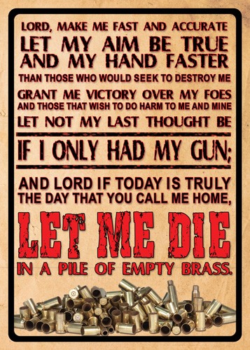 Rivers Edge Lord's Prayer Tin Sign 12"x17"