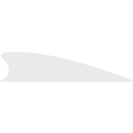 TAC Vanes Matrix Low-Profile Arrow Vanes White 1.75 in. 100 Pack