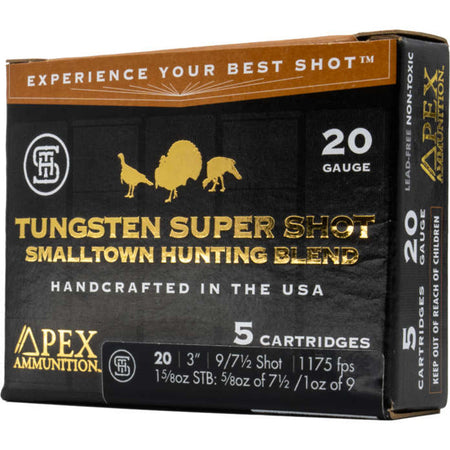 Apex Turkey TSS Smalltown Hunting Blend 20 Gauge 3 in / 3 in #7.5 / 9 1-5/8 oz