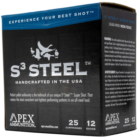 Apex Waterfowl S3 Steel 12 Gauge 3 in / 3 in BB 1-1/4 oz
