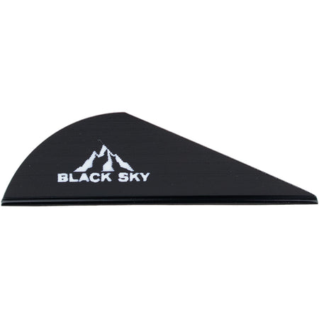 Bohning Black Sky 2 in. Black Crossbow Vane 36 Pack