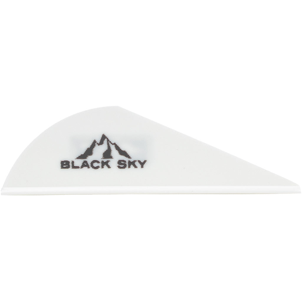 Bohning Black Sky 2 in. White Crossbow Vane 36 Pack