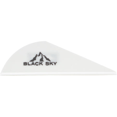 Bohning Black Sky 2 in. White Crossbow Vane 36 Pack