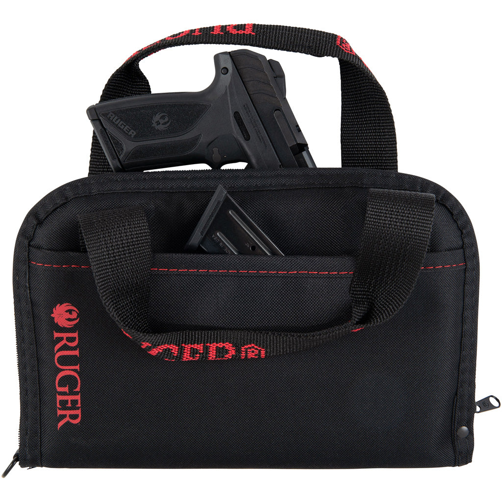 Allen Ruger Pistol Tote with Pocket - Lockable Handgun Case