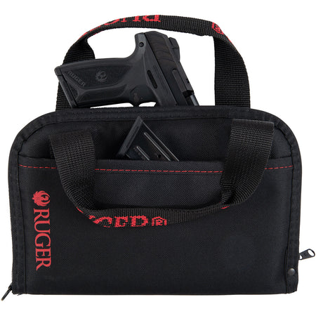 Allen Ruger Pistol Tote with Pocket - Lockable Handgun Case