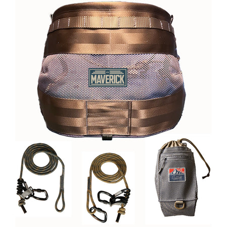 Latitude Maverick Saddle Kit Regular with Lineman Belt and Tether