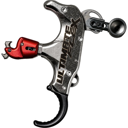 Tru Ball Ultimate Flex 3 Finger Bow Release - Black/QuickSilver Large