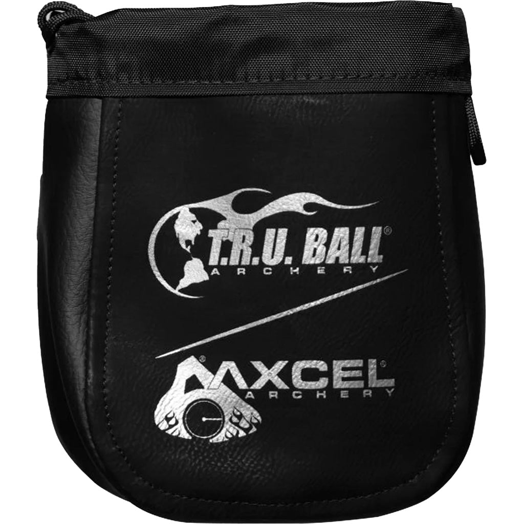Tru Ball Release Pouch - Black Leather Bow Release Storage Bag