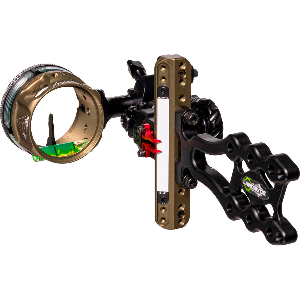 Axcel LANDSLYDE Slider Bowhunting Sight AVX-41 Scope 1 Pin .010 Green Fiber