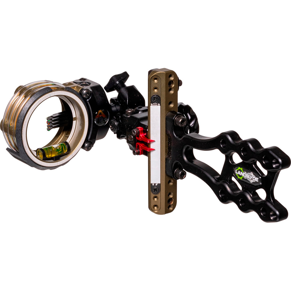 Axcel LANDSLYDE Slider Bowhunting Sight AccuStat II Micro 4 Pin .010