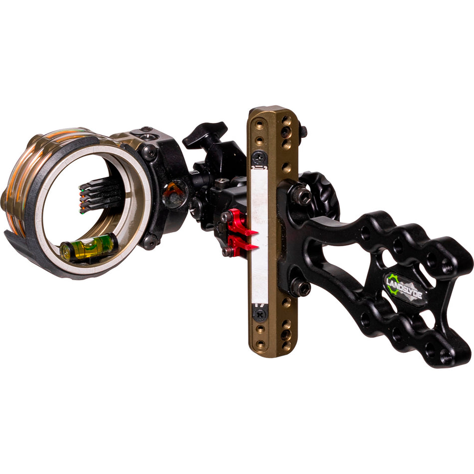 Axcel LANDSLYDE Slider Tactical Bowhunting Sight AccuStat II Micro 5-Pin .010