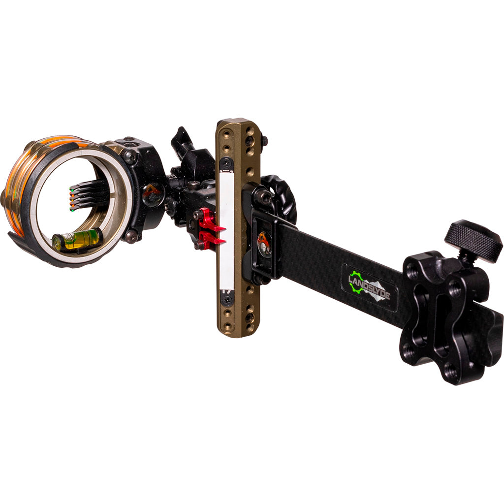 Axcel LANDSLYDE Carbon Pro Slider Tactical Bowhunting Sight AccuStat II Micro 5 Pin .019